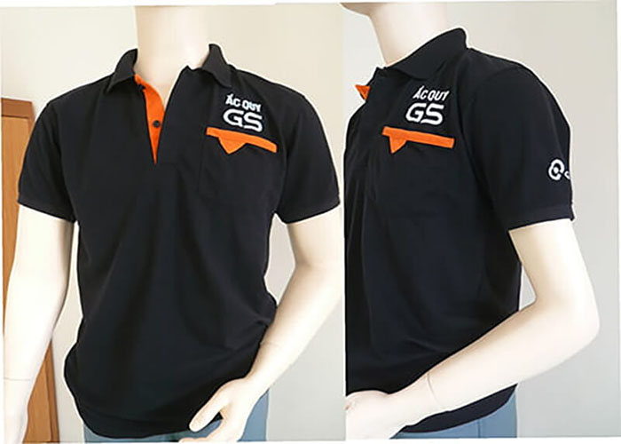 Đồng phục nhân viên của công ty ắc quy GS Nhật Bản