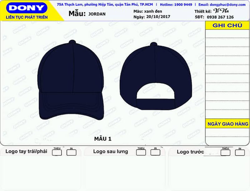 File thiết kế nón