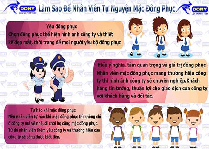 Làm sao để nhân viên tự nguyện mặc đồng phục