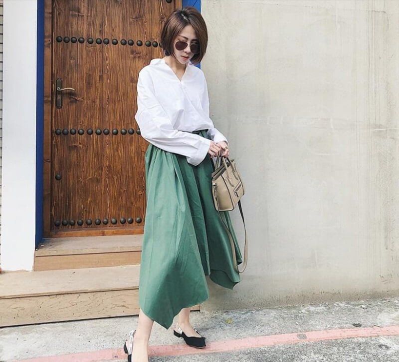 Cách lựa chọn chân váy midi phù hợp