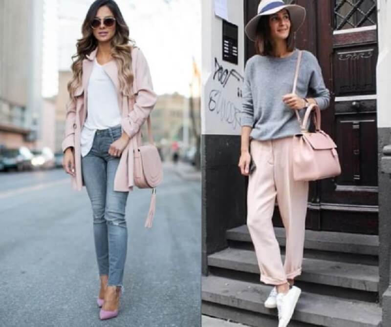 Cách phối màu quần áo theo chữ X trong bảng bánh xe màu sắc