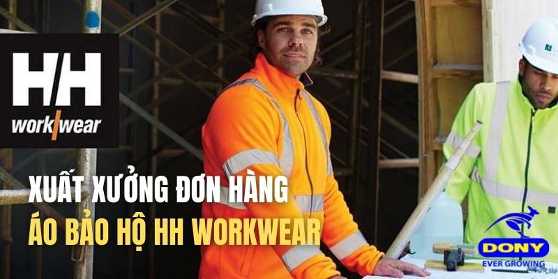 Áo bảo hộ HH Workwear chuẩn bị xuất xưởng khu vực châu Âu