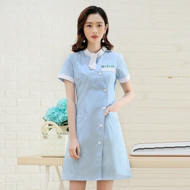Top váy đồng phục cho nhân viên spa đẹp