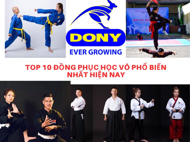 Top 10 Đồng Phục Học Võ Phổ Biến Nhất Hiện Nay