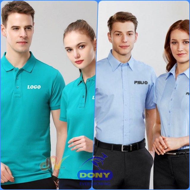 Xưởng may đồng phục áo thun, áo sơ mi cho công ty tại Ninh Thuận