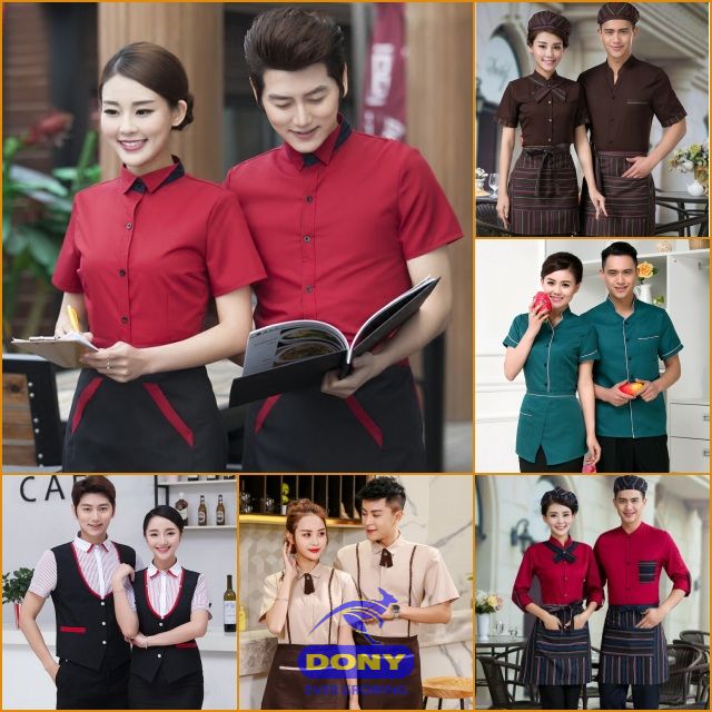 May đồng phục nhân viên phục nhà hàng, quán ăn, quán cà phê tại Cà Mau