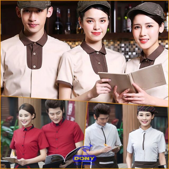 may đồng phục nhân viên phục vụ nhà hàng, quán ăn, quán cà phê tại Hải Dương