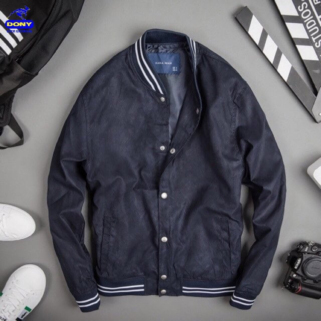 Áo khoác Bomber da lộn (mẫu 1)