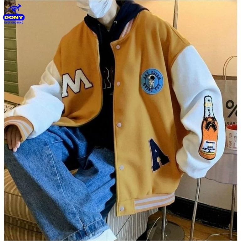 Áo khoác Bomber vải nỉ (mẫu 2)