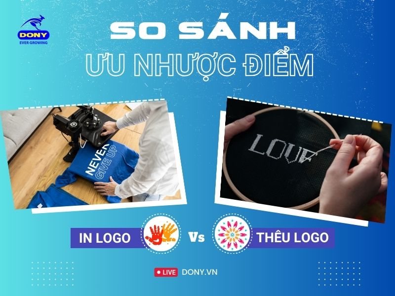 In Hay Thêu Logo Đồng Phục: Ưu Nhược Điểm Thế Nào?