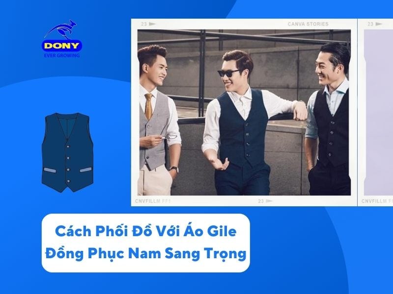 Cách Phối Đồ Với Áo Gile Đồng Phục Nam Sang Trọng, Lịch Thiệp