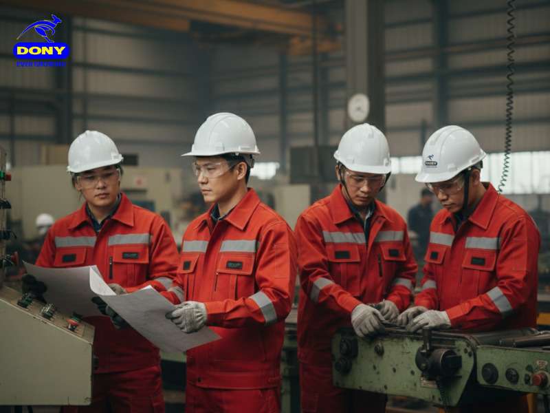 Giới thiệu thông tin áo khoác bảo hộ mẫu 01