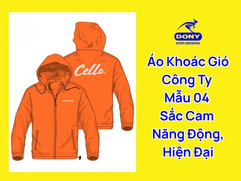 áo khoác gió công ty mẫu 4