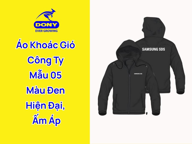 áo khoác gió công ty mẫu 5