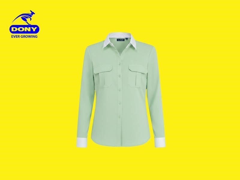 Tông màu xanh bạc hà (mint) chủ đạo tạo cảm giác dịu mắt