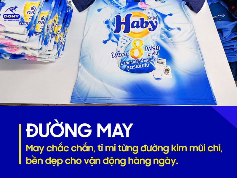 Đường may chắc chắn, đều nét, dùng chỉ cao cấp tăng độ bền.