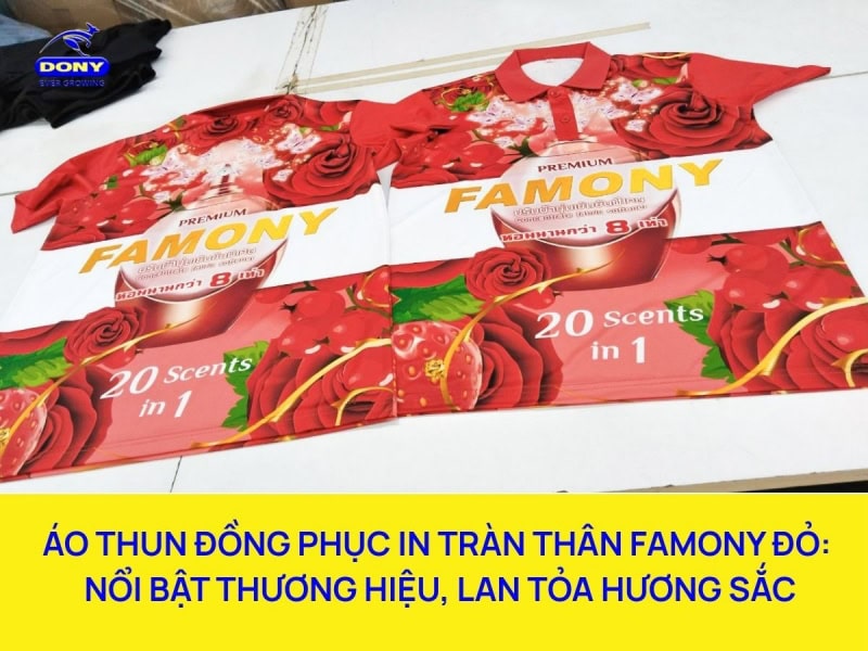 ao thun dong phuc in tran than famony do 8