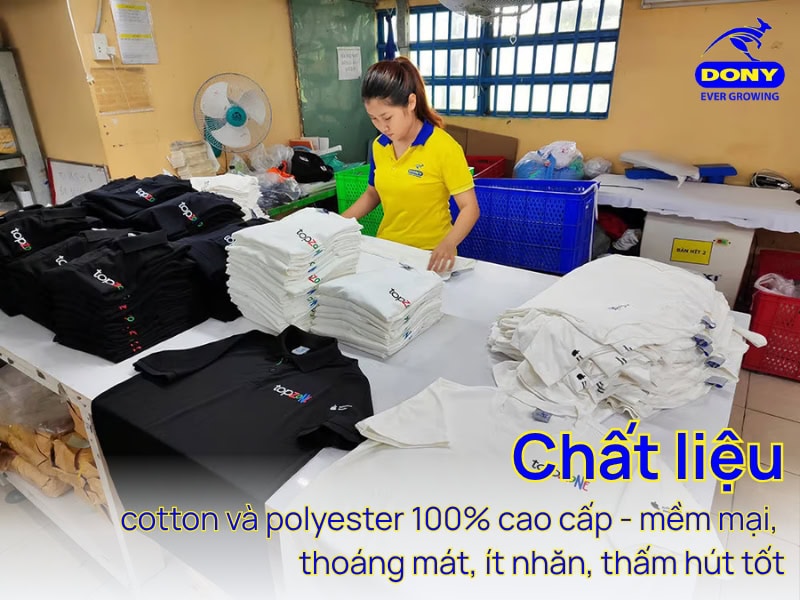 Chất liệu áo polo TOPZONE