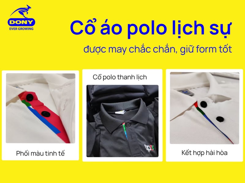 Cổ áo polo TOPZONE lịch sự