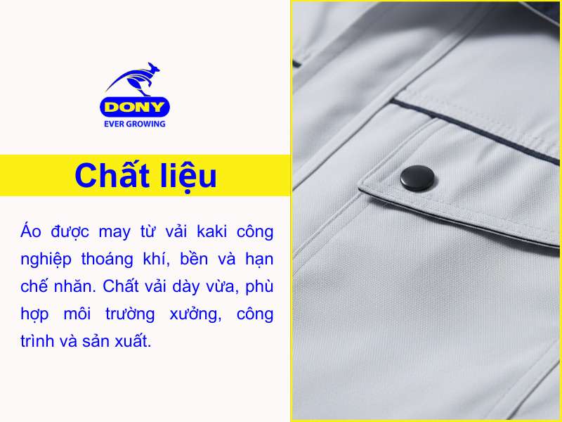 Chất liệu đồng phục bảo hộ lao động 5