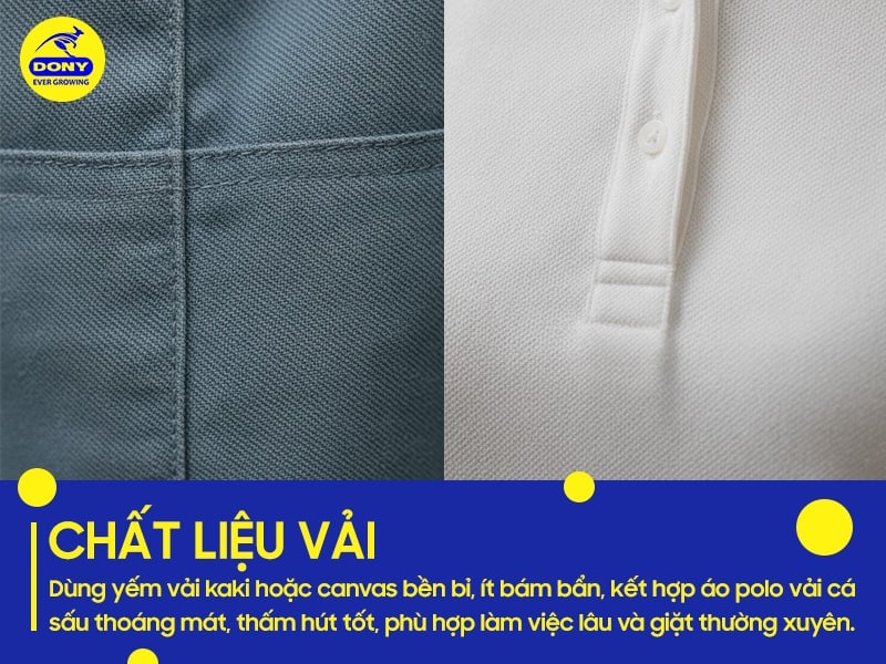 chat lieu dong phuc tap vu ao polo