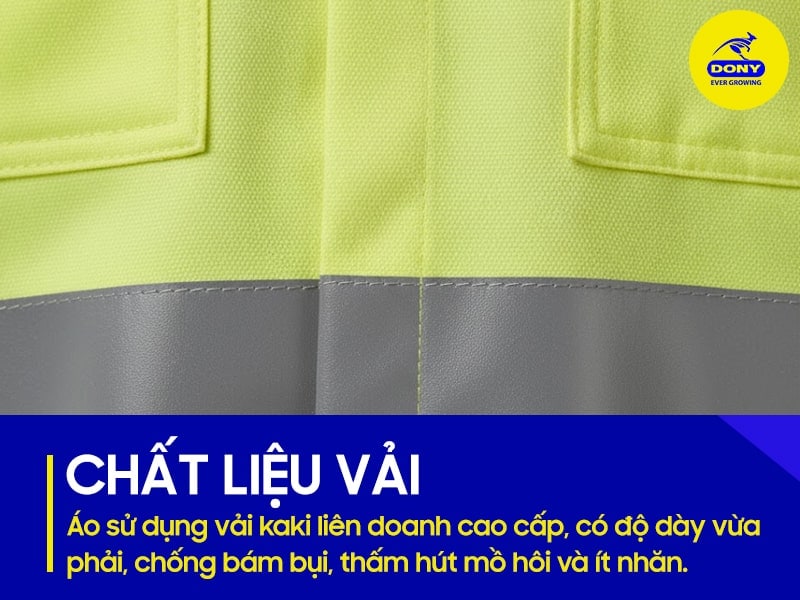 chat lieu vai dong phuc cong nhan dai tay