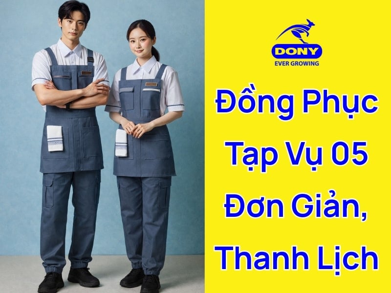 đồng phục tạp vụ mẫu 5