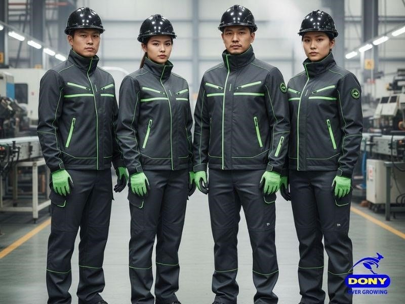 Áo khoác phản quang 02 là lựa chọn lý tưởng cho người lao động ngoài trời