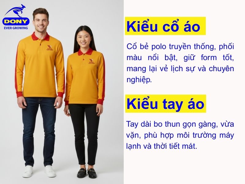 kieu co va tay ao thun polo tay dai