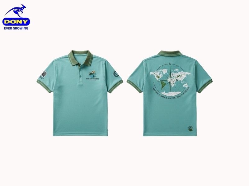 mau ao polo tay ngan xanh ngoc