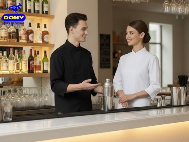 mau sac dong phuc nha hang