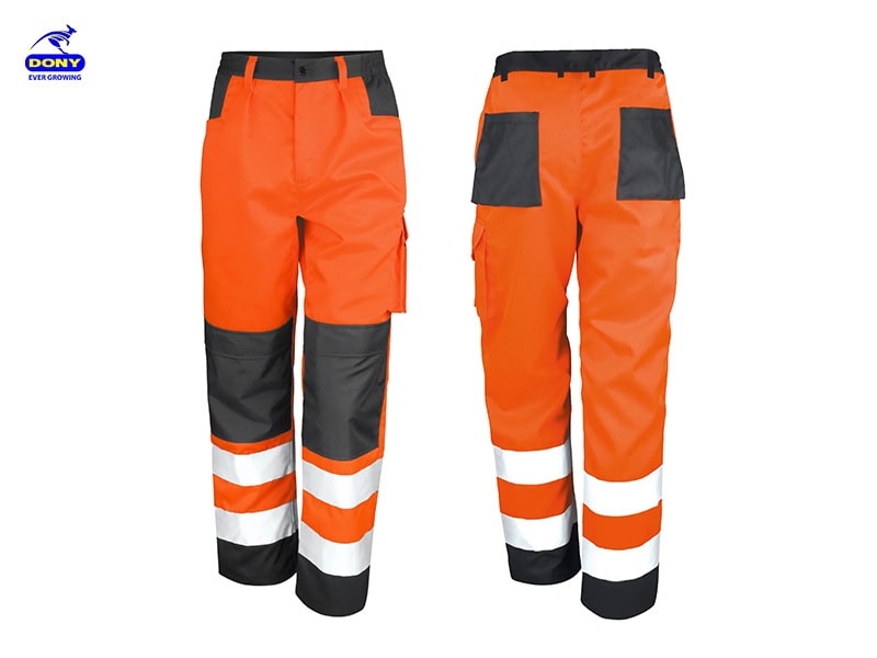 quần phản quang màu cam