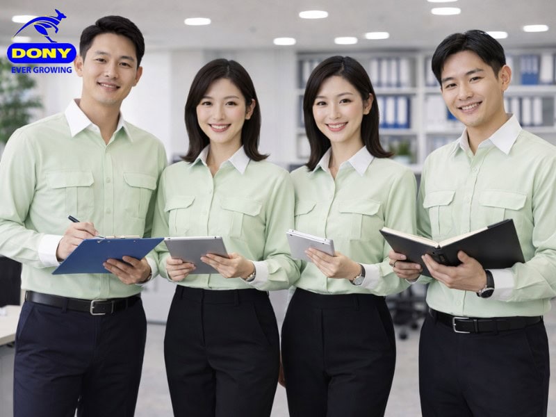 Thiết kế dáng sơ mi cơ bản, form vừa vặn, tôn dáng nhưng không ôm sát