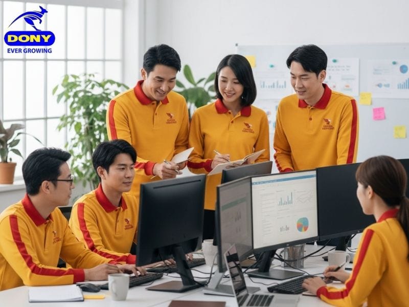 thiet ke ao thun polo tay dai