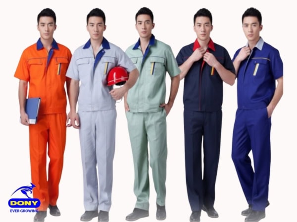 Đồng Phục Bảo Hộ Lao Động Tay Ngắn Hiện Đại, Tiện Lợi