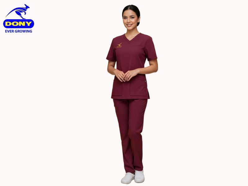 hiết kế áo cổ tim (V-neck) đơn giản, tinh tế