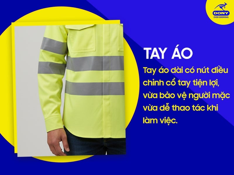 thiet ke tay ao dong phuc cong nhan dai tay
