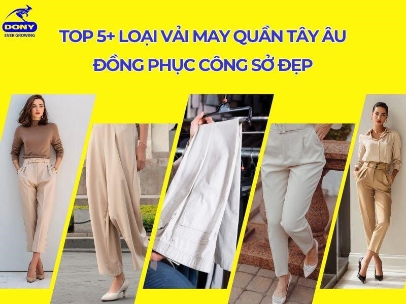 Các loại vải may quần tây đồng phục công sở đẹp