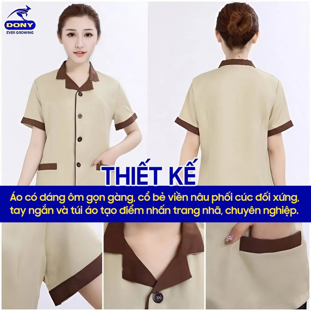 Thiết kế gọn gàng, các chi tiết lịch sự - chuyên nghiệp.