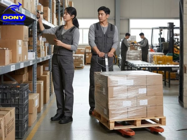 Đồng Phục Bảo Trì Áo Thun Phối Gile Bảo Hộ Đa Năng