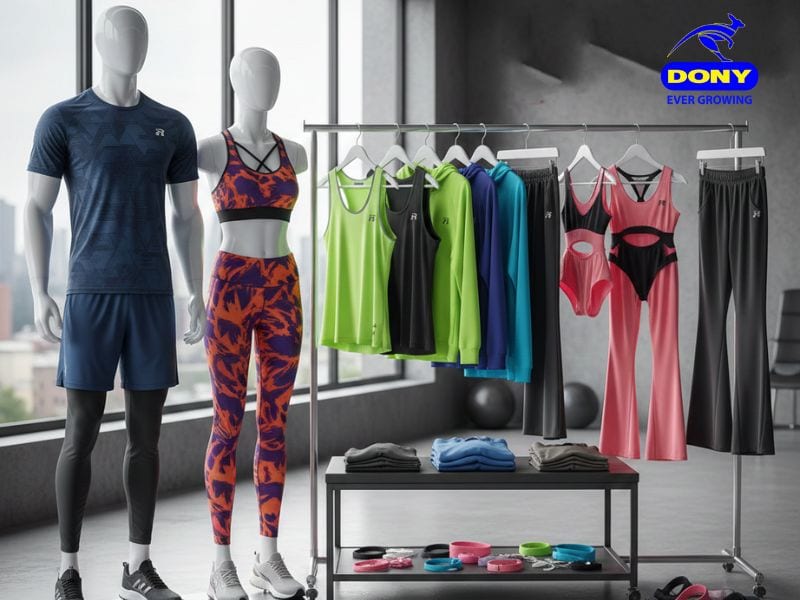 DONY nhận may đồng phục Gym, Aerobic nam nữ chuyên nghiệp