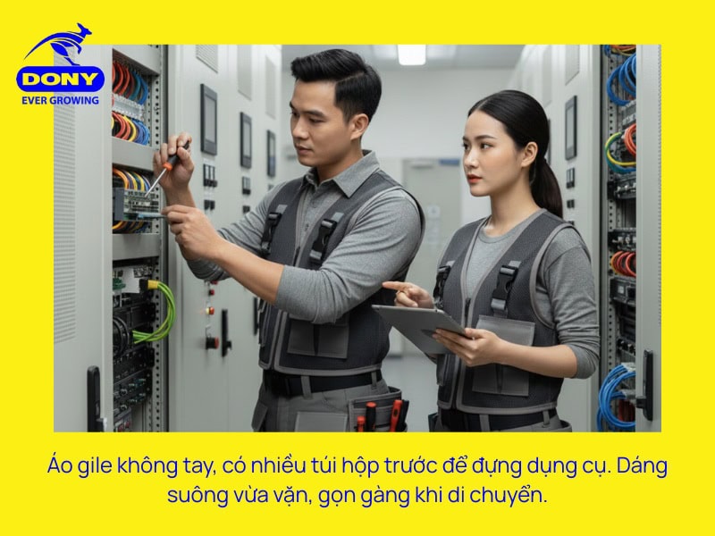 thiet ke ao gile dong phuc bao tri