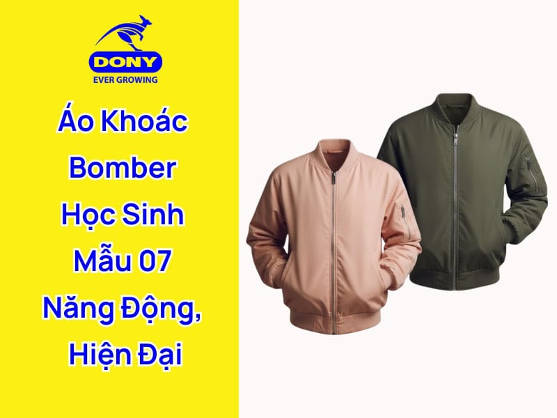 áo khoác bomber học sinh