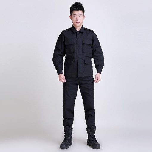 Đồng phục bảo vệ màu đen - BV10