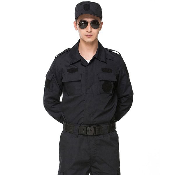 Đồng phục bảo vệ màu đen - BV14