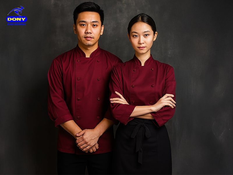 mẫu đồng phục nhà hang