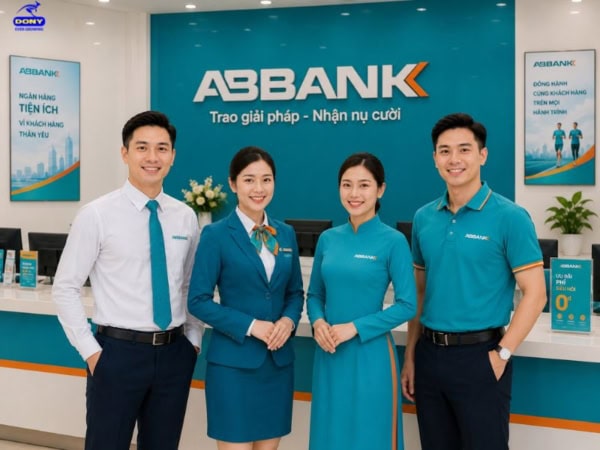 Mẫu đồng phục của ngân hàng AB Bank