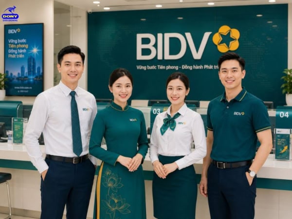 Mẫu đồng phục ngân hàng BIDV đẹp