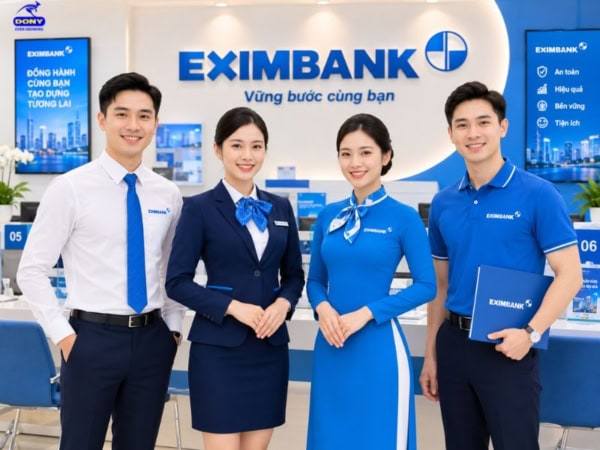 Mẫu đồng phục ngân hàng Eximbank đẹp