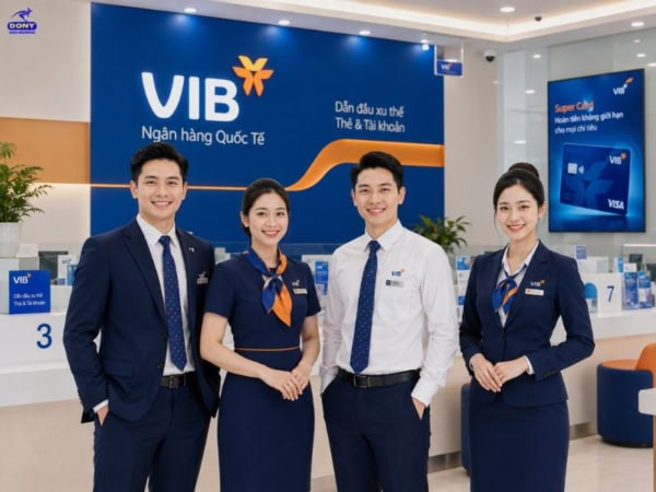 Mẫu đồng phục ngân hàng VIB đẹp